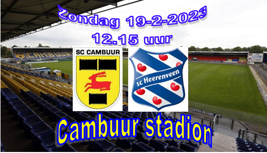 Cambuur - Heerenveen